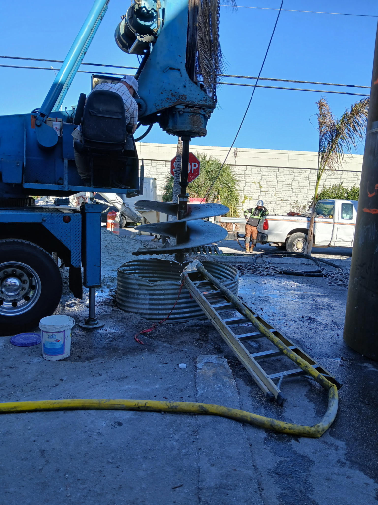 Sleeve hole drilling by SCF Drilling esperts.